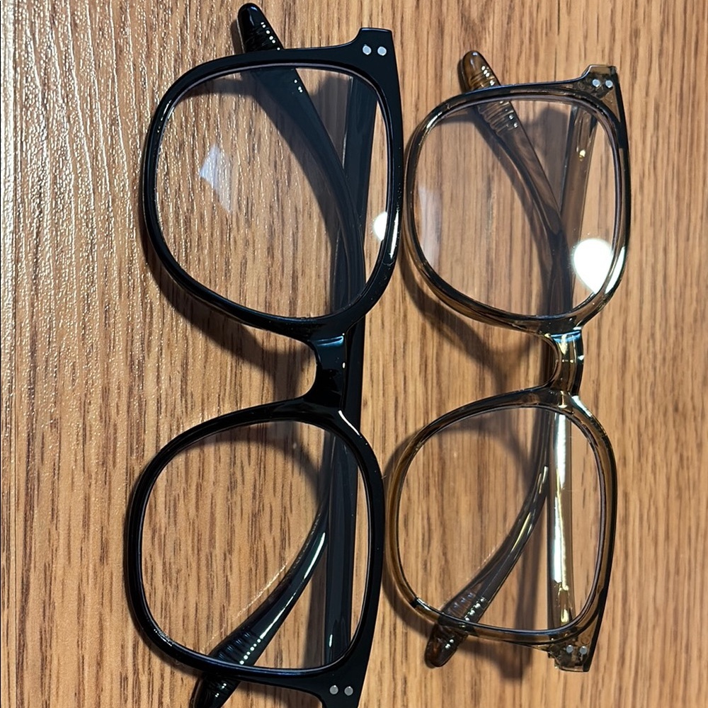 Trendy Black and Tan Eyeglasses